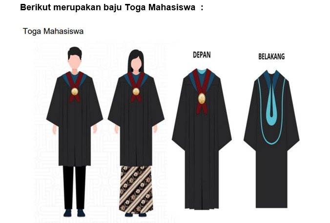 Baju Toga Mahasiswa Poltekkes Kemenkes Banten